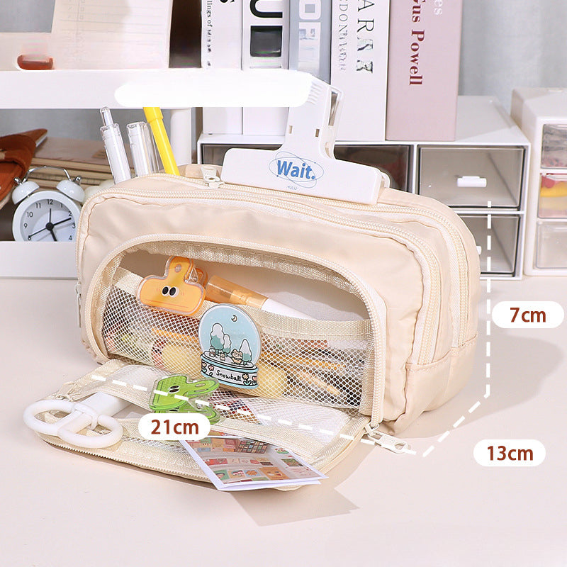 Wholesale 2023 Large Capacity Canvas Pencil Case